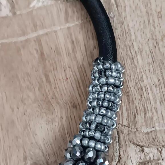 Vintage Cookie Lee statement choker necklace, 18"  W/extender - Picture 5 of 6